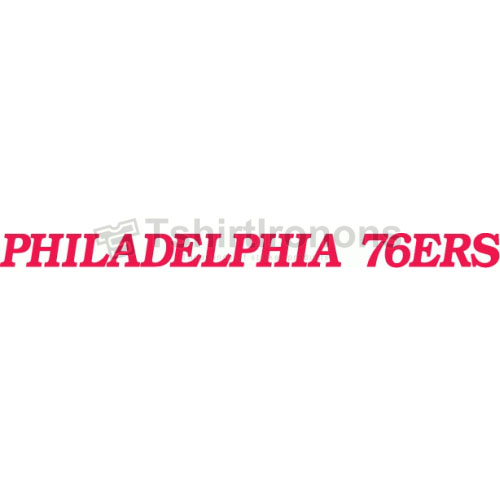 Philadelphia 76ers T-shirts Iron On Transfers N1148